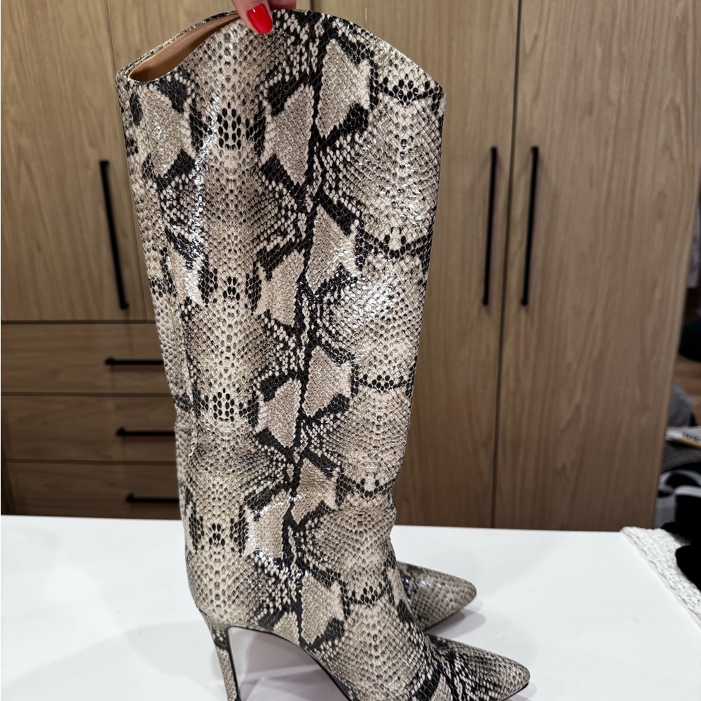 Schutz Maryana Snakeskin Pattern Women's Boots